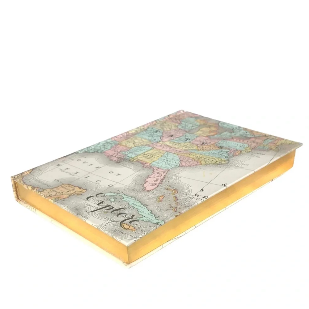 EAI Explore the USA Gold Gilded Hardcover Journal with Page Marker
